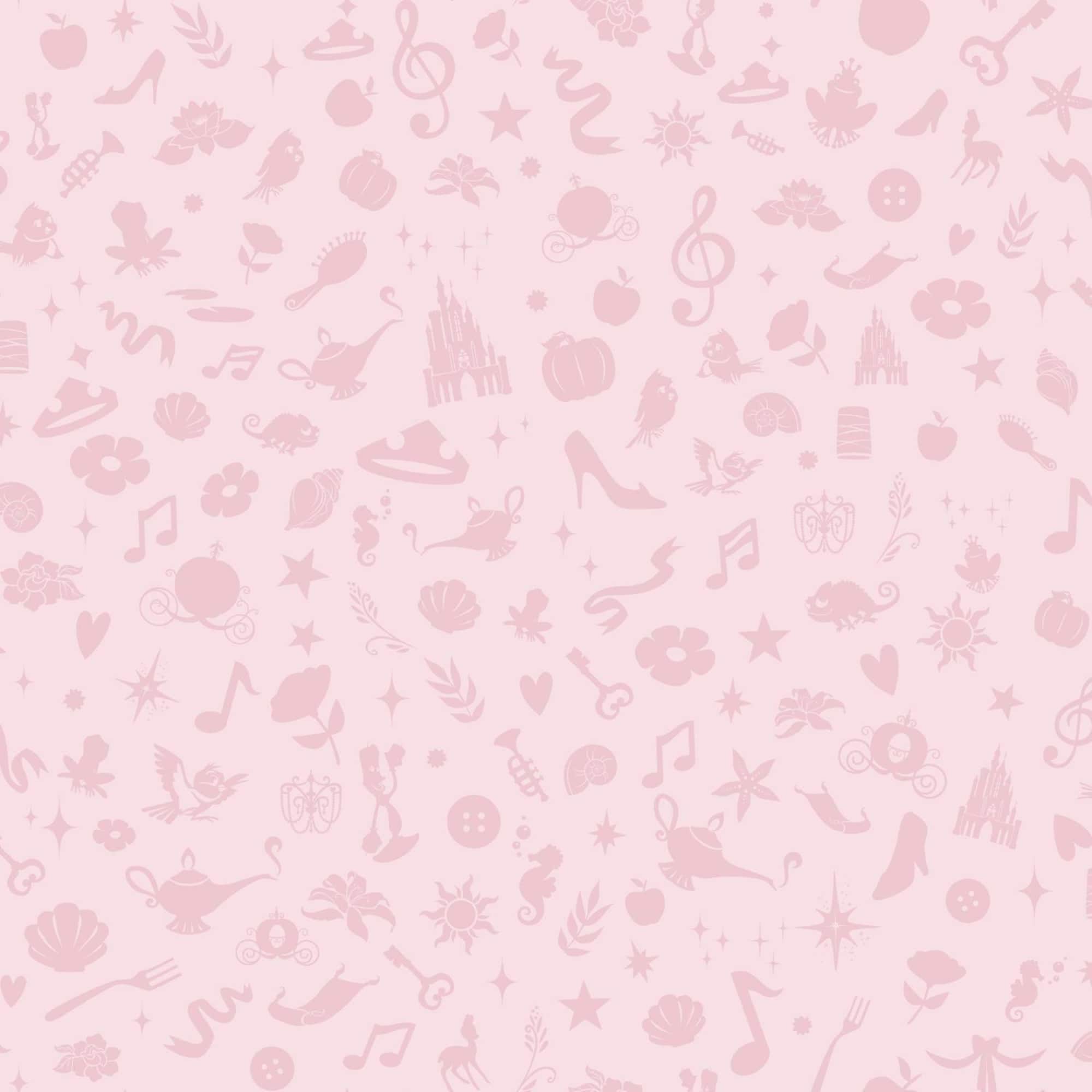 RoomMates Disney Princess Icons with Glitter Peel & Stick Wallpaper
